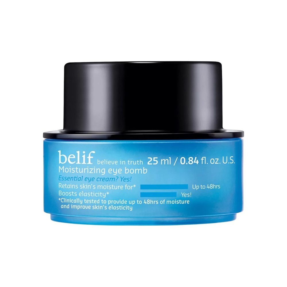 148. Belif Moisturizing Eye Bomb Eye Cream- lightweight, intense hydration, firm